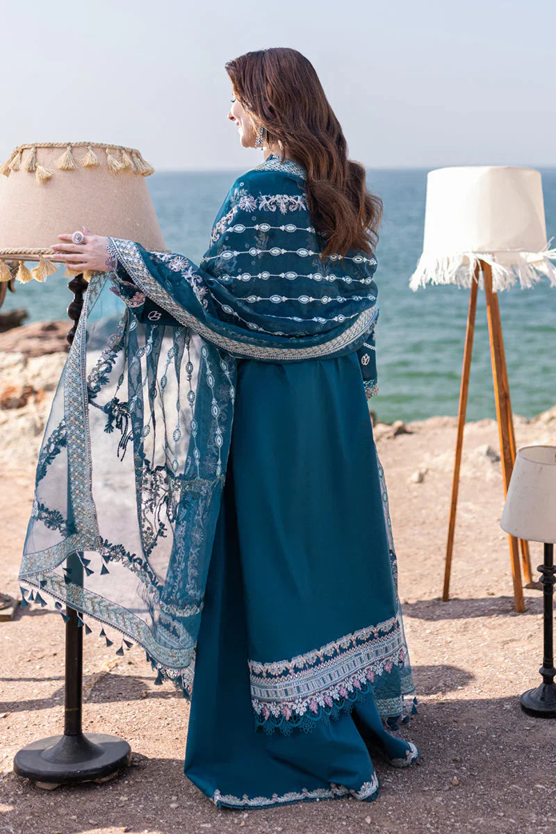 MP1035 - Qalamkar 3 Piece Chickenkari Embroidered Lawn Suit