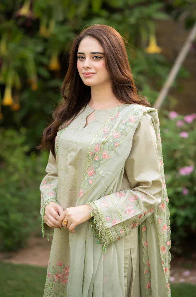 MP1062 - Bareeze 3PC Lawn Embroidered Suit