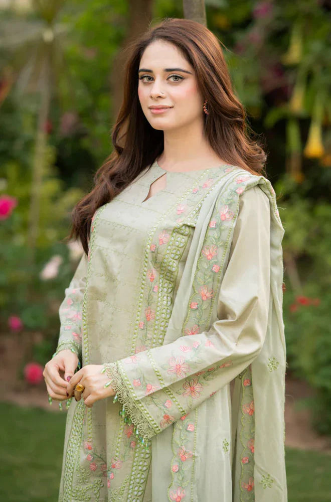 MP1062 - Bareeze 3PC Lawn Embroidered Suit