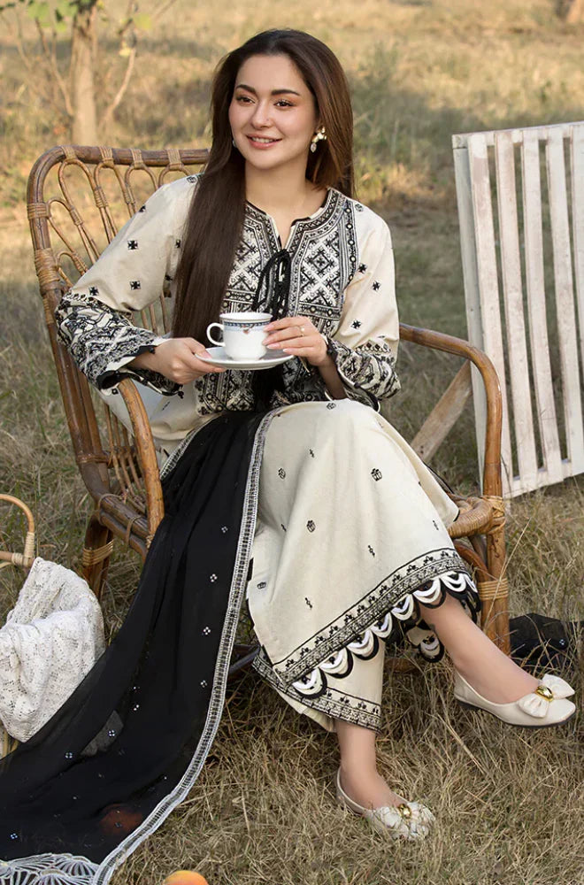 MP1081 - Allys - 3PC Lawn Embroidered Suit