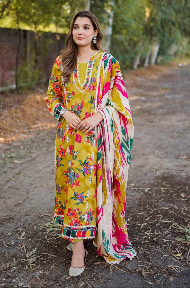 MP33419-Charizma - Winter 3PC Karandi Digital Print Dress
