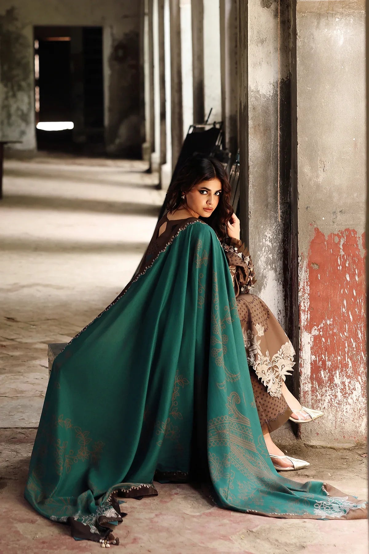 MP33422-Charizma - Winter 3PC Karandi Digital Print Dress