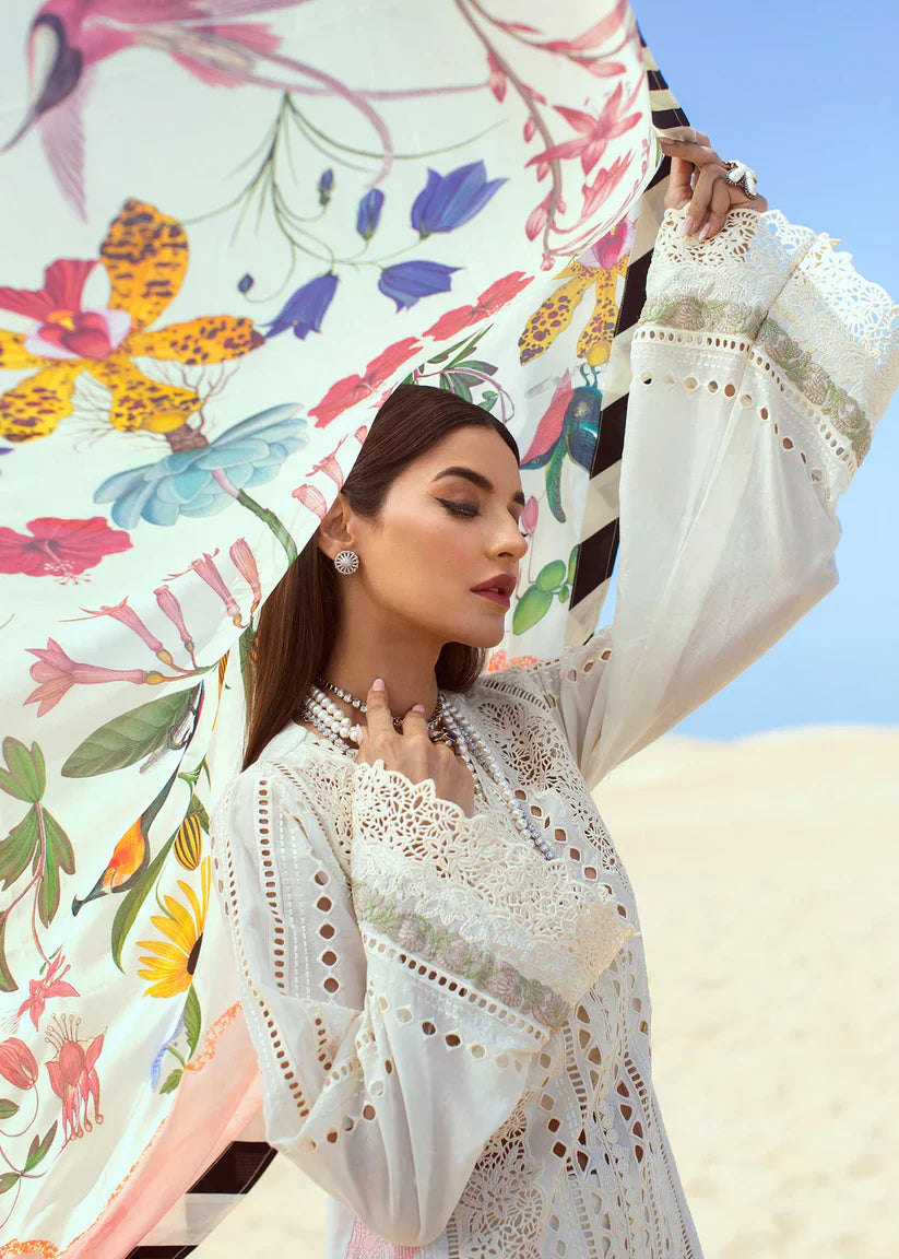 Mp1088 - Crimson - 3PC Lawn ChickenKari Embroidered Suit