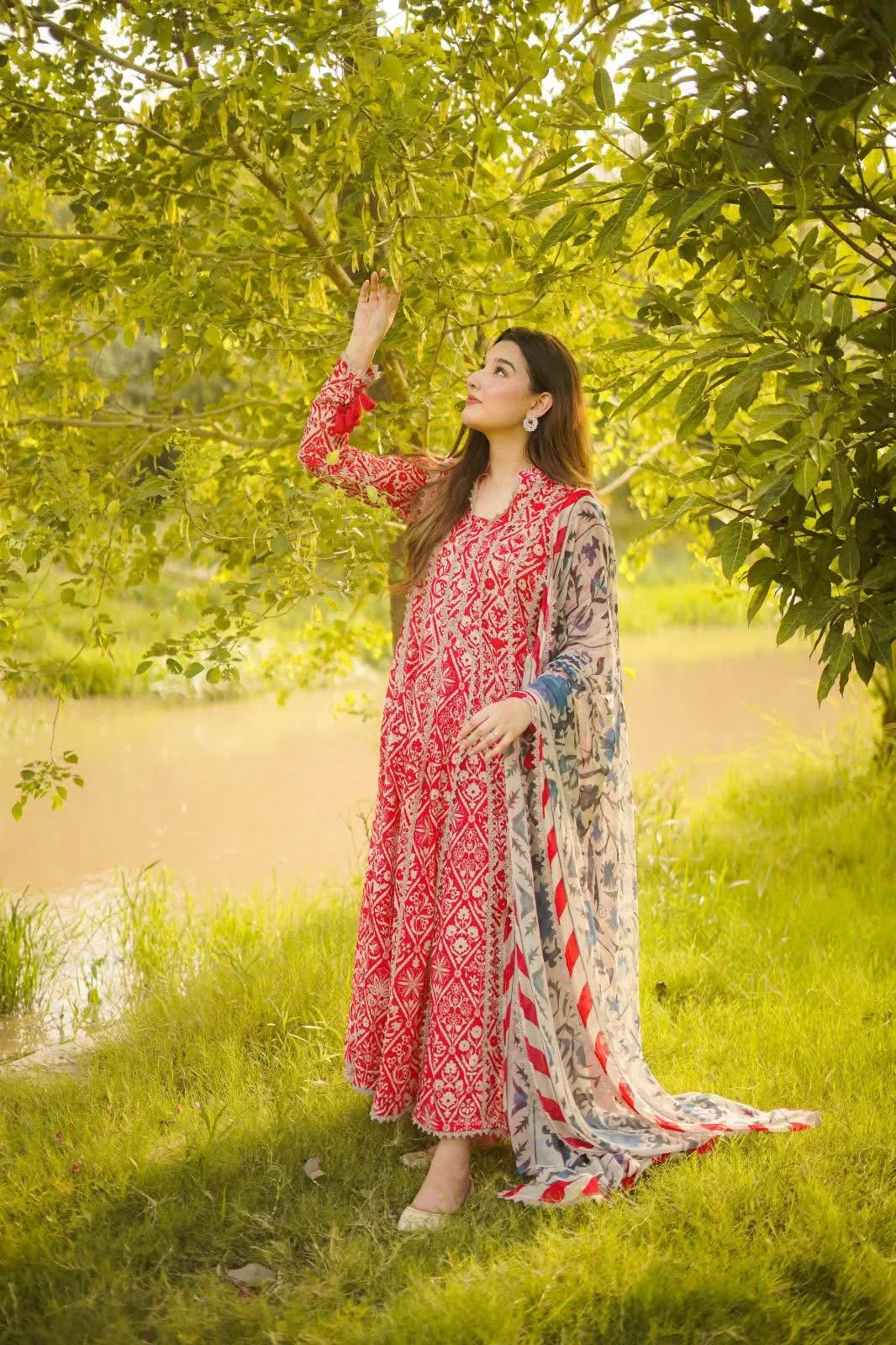 MP1159 - Aneelas - Summer 3PC Lawn Digital Print Dress
