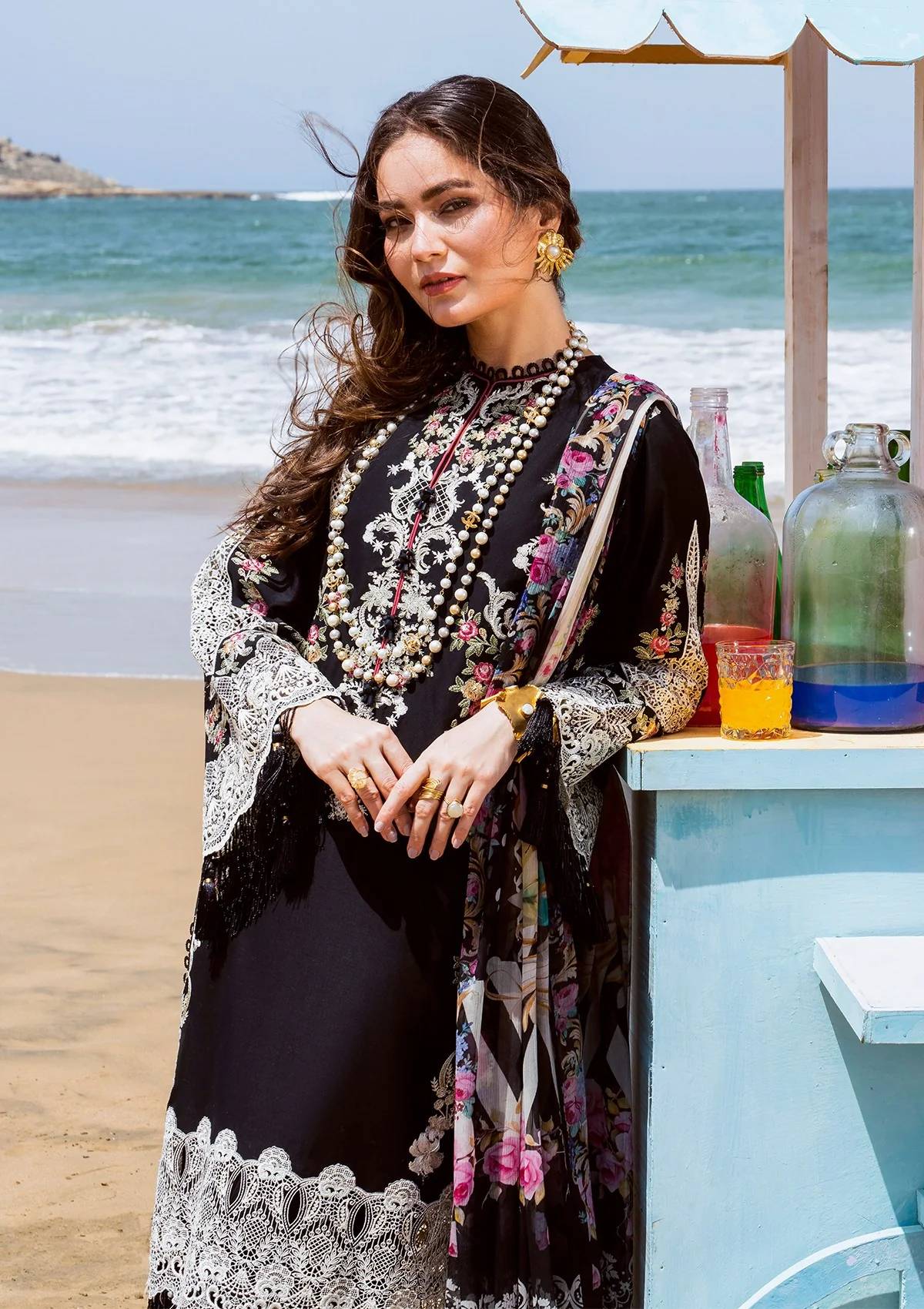 Mp1089 - Elaf Premium - 3PC Lawn Embroidered Suit