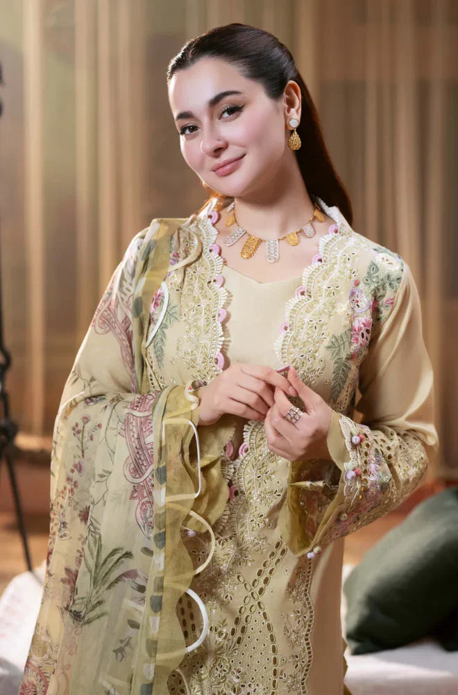 MP1118 - JADE - Summer 3PC Lawn Chickenkari Embroidered Suit