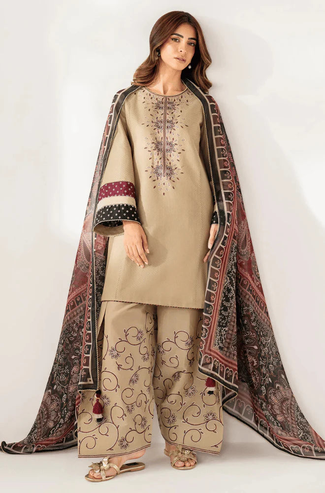 mp3361 Jazmin - Winter 3PC Dhanak Embroidered Suit