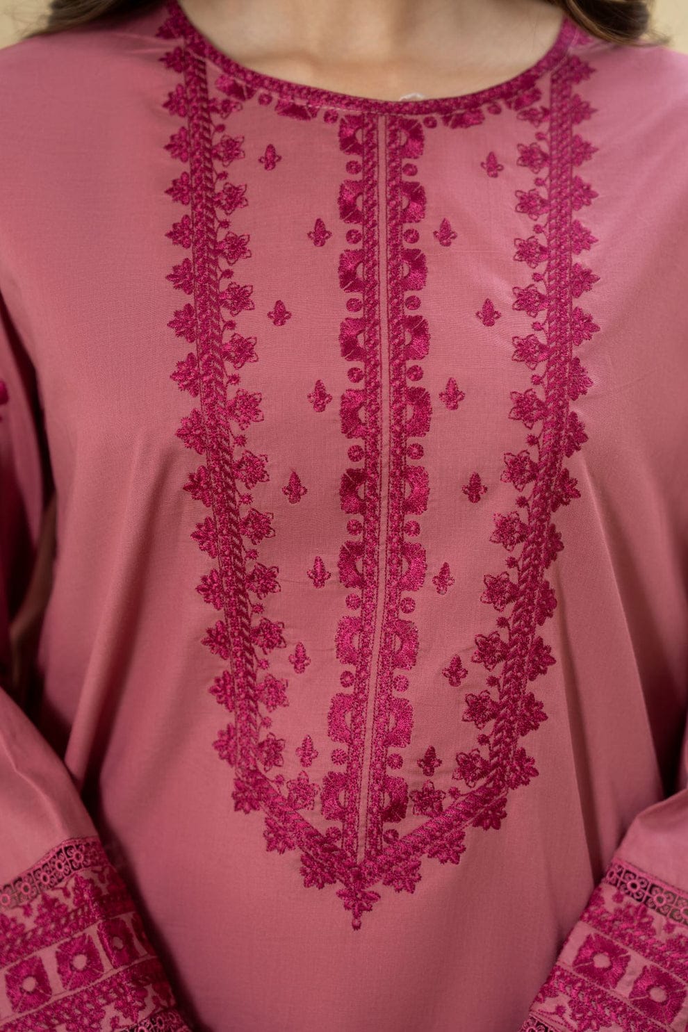 MP3371 - Lazuli - Winter 2PC Dhanak Embroidered Suit