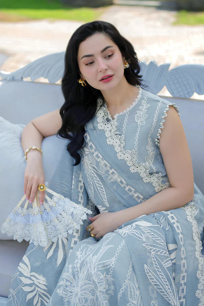 MP1200 - SUMMER 3PC Lawn ChickenKari Embroidered Suit