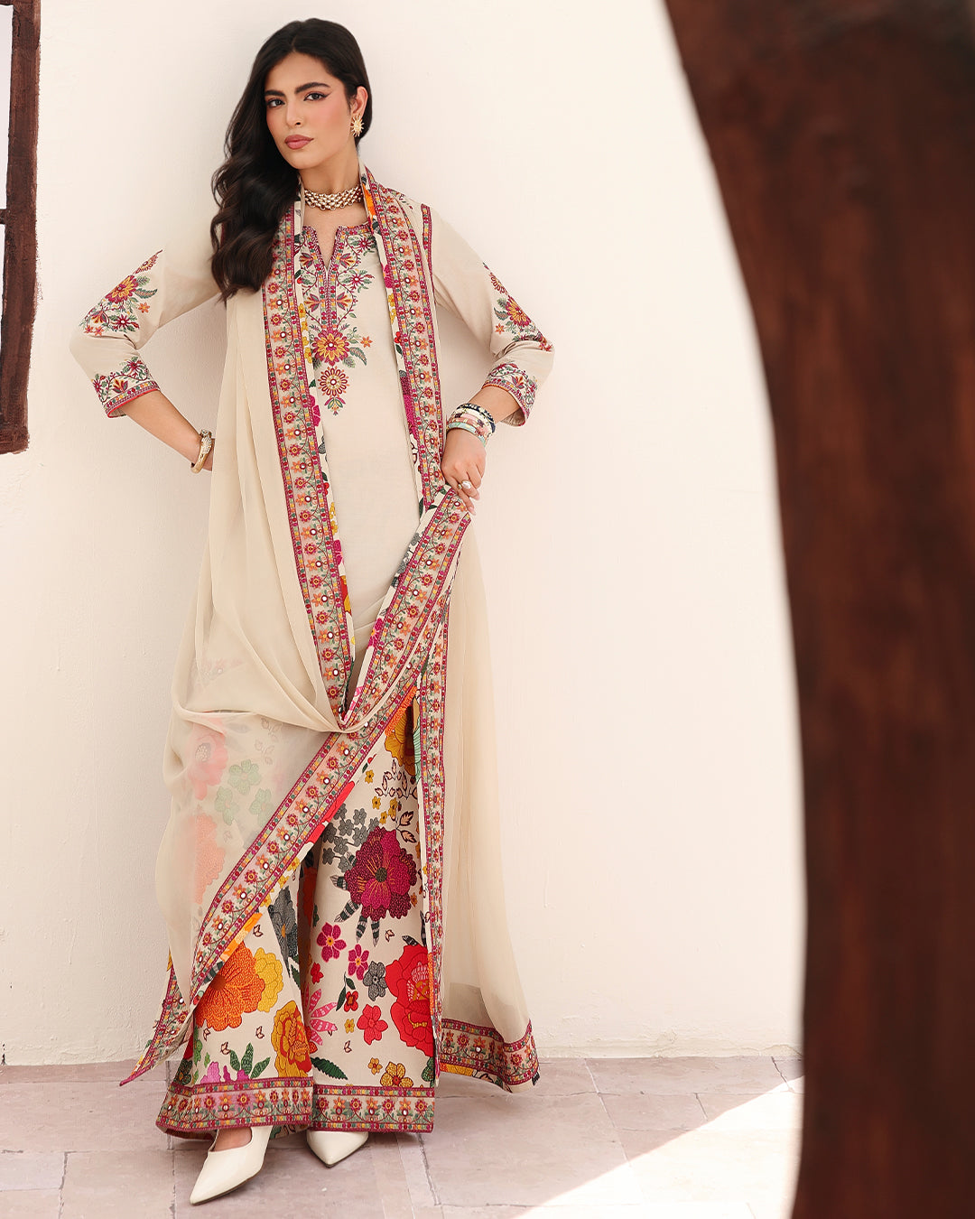 MP1218 - Charizma - Summer - 3PC Lawn Embroidered Suit