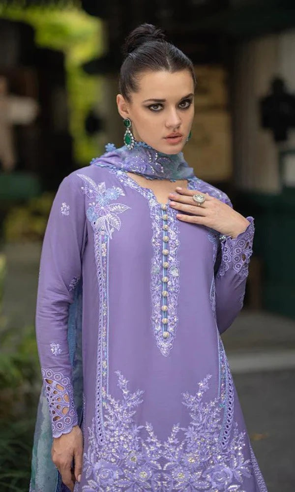 MP978 - Mushaq - 3PC Chickan Kari Embroidered Lawn Suit