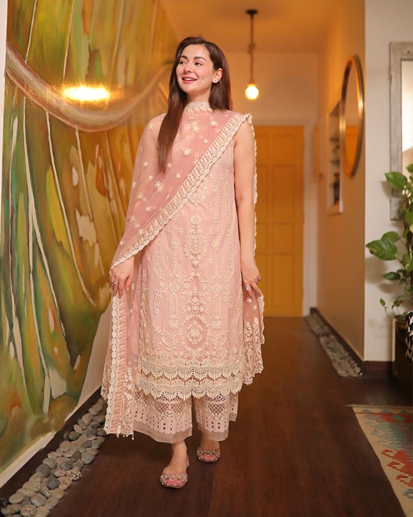 MP979 - Faiza Saqlain - 3PC Embroidered Lawn Suit