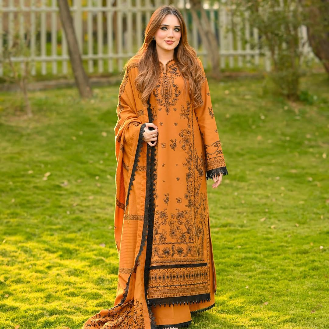 MP33135 - Libass - Winter 3PC Dhanak Embroidered Suit