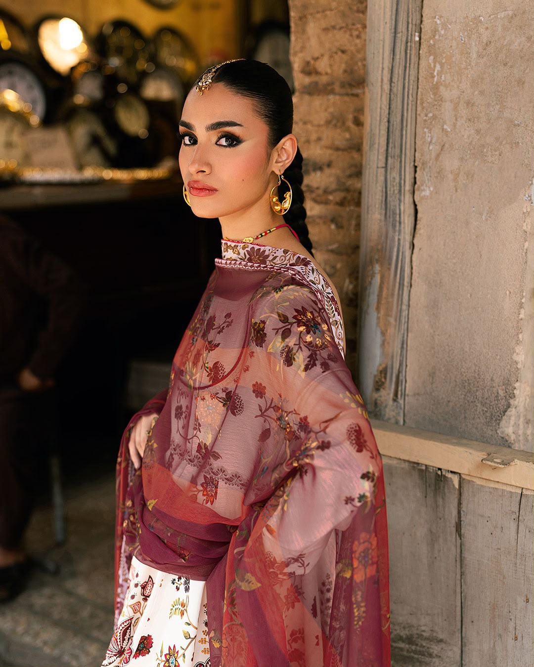 MP1233 - Shagna - Summer Lawn Digital Printed Frock 3pc