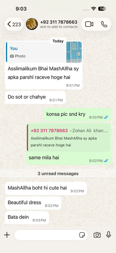 WhatsApp review from Verified Buyer