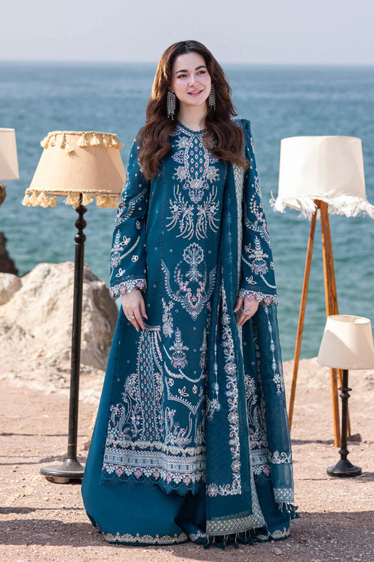 MP1035 - Qalamkar 3 Piece Chickenkari Embroidered Lawn Suit