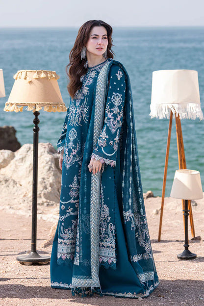 MP1035 - Qalamkar 3 Piece Chickenkari Embroidered Lawn Suit