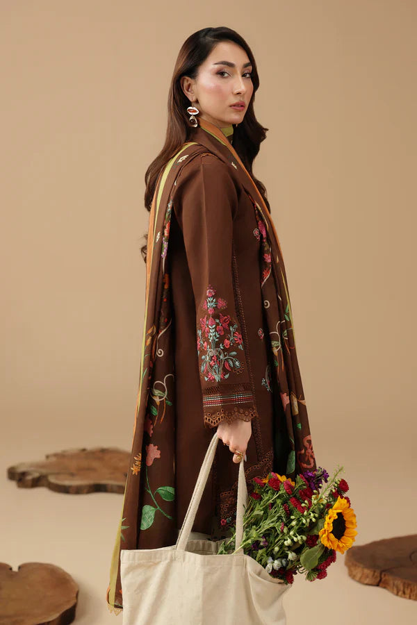 MP1211 - RajBari - Summer-3PC Lawn Embroidered Suit