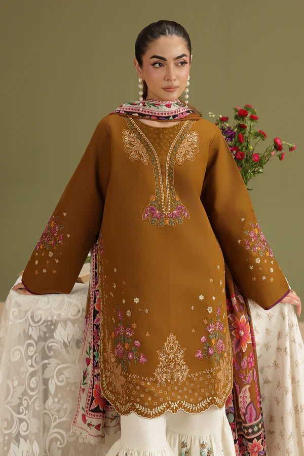 MP1212 - RajBari - Summer-3PC Lawn Embroidered Suit