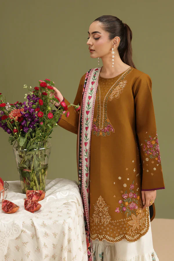 MP1212 - RajBari - Summer-3PC Lawn Embroidered Suit