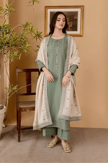 mp3362 Sobia Nazir - Winter 3PC Dhanak Embroidered Suit