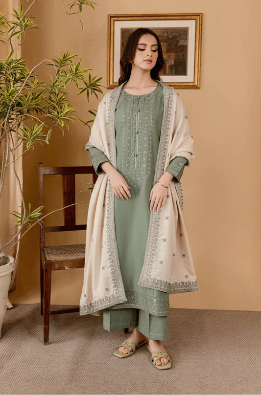 mp3362 Sobia Nazir - Winter 3PC Dhanak Embroidered Suit