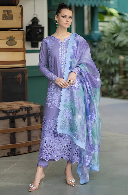 MP978 - Mushaq - 3PC Chickan Kari Embroidered Lawn Suit