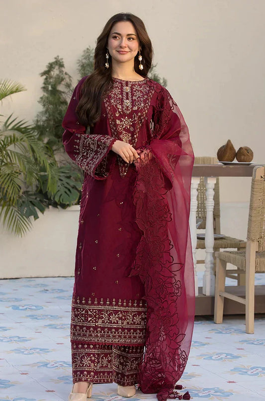 MP1050 - Allys 3PC Lawn Embroidered Suit