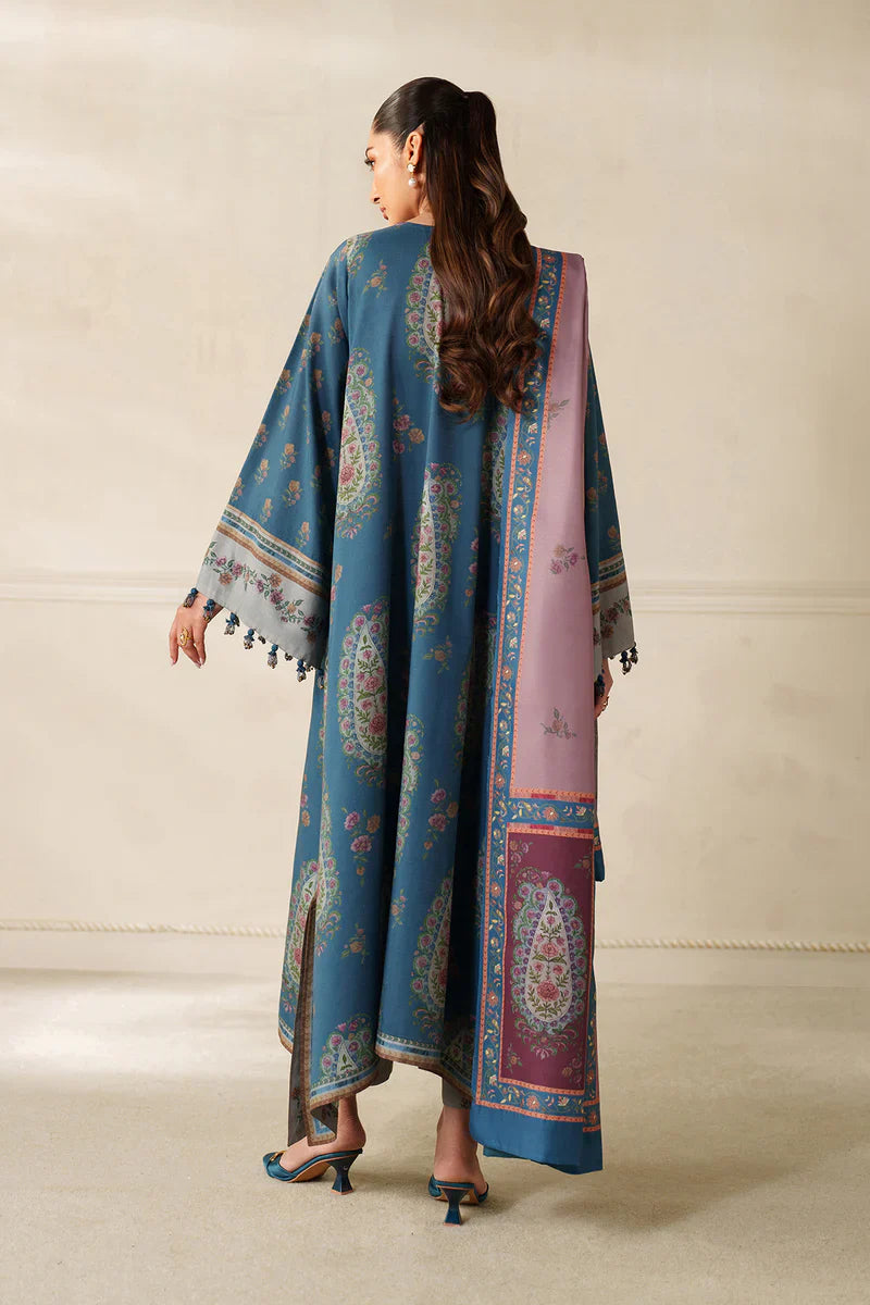 MP33139 - Baroque - Winter 3PC Karandi Digital Print Dress