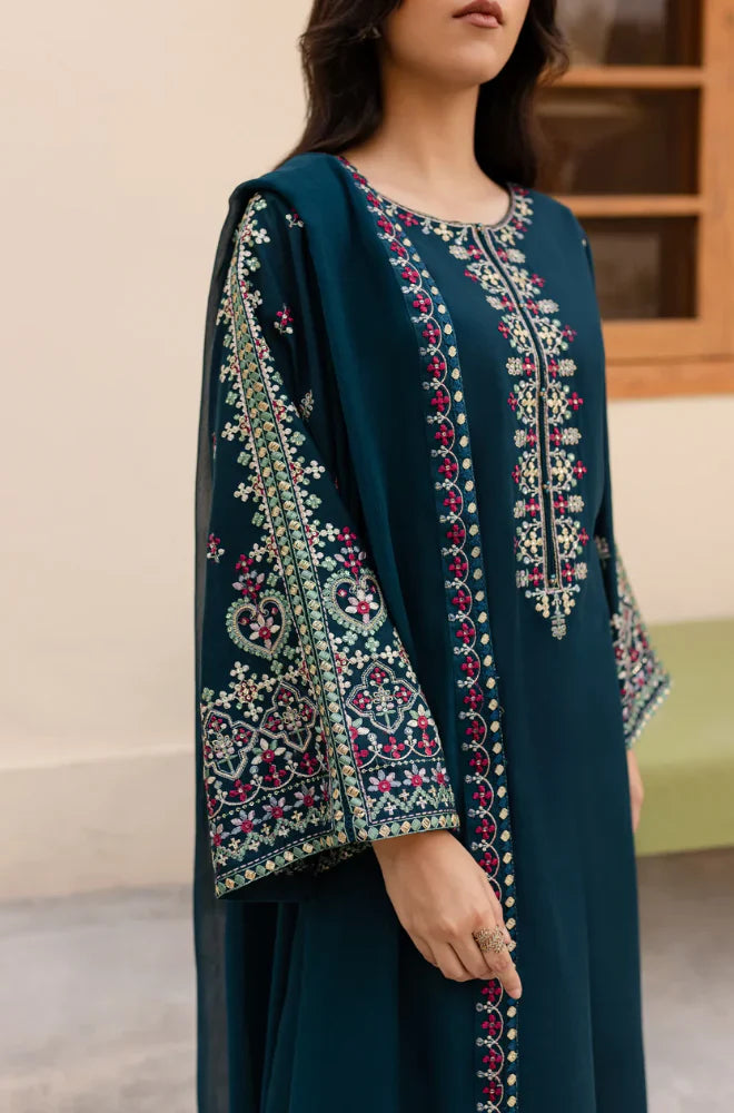 MP111 - Sapphire 3PC Lawn Embroidered Suit