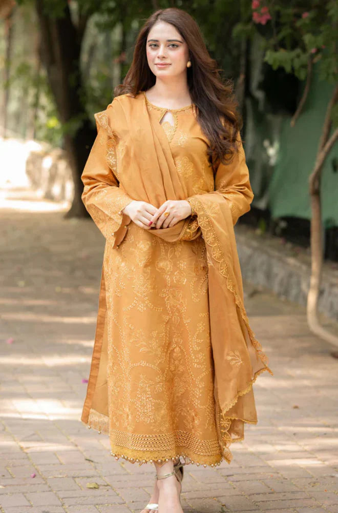 MP1061 - Bareeze 3PC Lawn Embroidered Suit