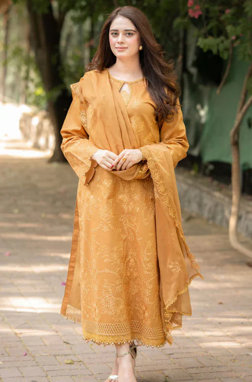 MP1061 - Bareeze 3PC Lawn Embroidered Suit