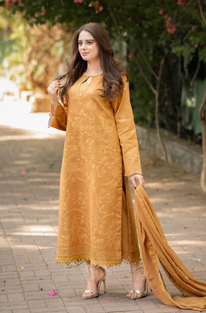 MP1061 - Bareeze 3PC Lawn Embroidered Suit