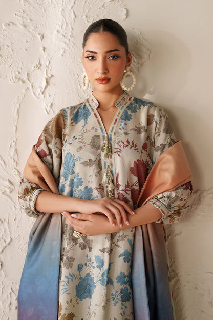 MP33140 - Baroque - Winter 3PC Karandi Digital Print Dress