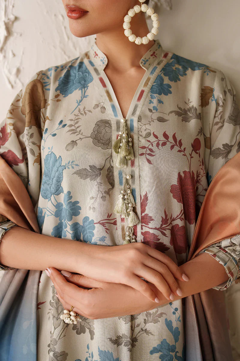 MP33140 - Baroque - Winter 3PC Karandi Digital Print Dress