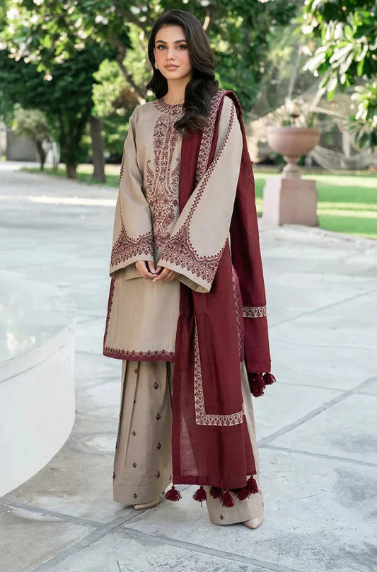 MP1018 - Sapphire 3PC Lawn Embroidered Suit
