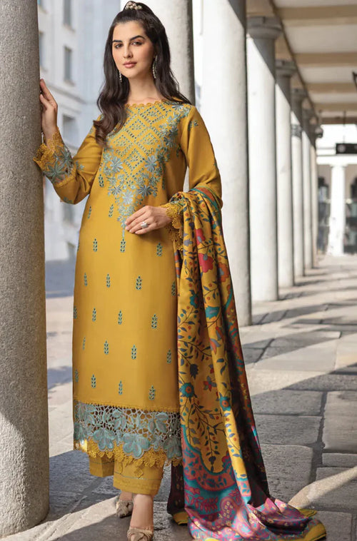 MP1027 - Rang Rasiya - 3PC Lawn Embroidered Suit