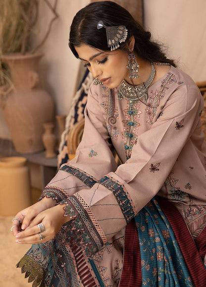 mp 3350 Bin ilyas - Winter 3PC Dhanak Embroidered Suit