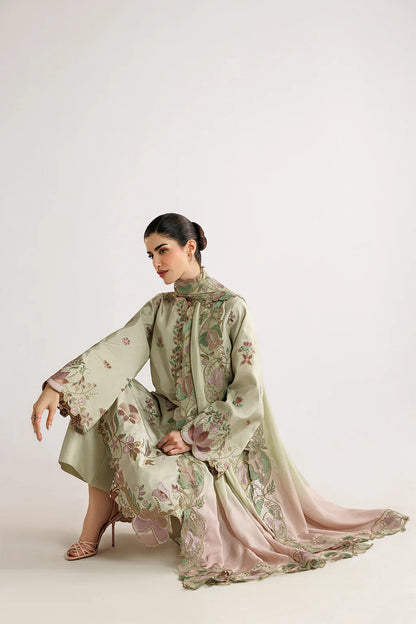 MP1215 - Baroque - Summer-3PC Lawn Embroidered Suit