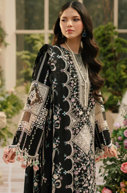 MP1128 - BIN ILYAS - Summer 3PC Lawn Chikankri Embroidered Suit