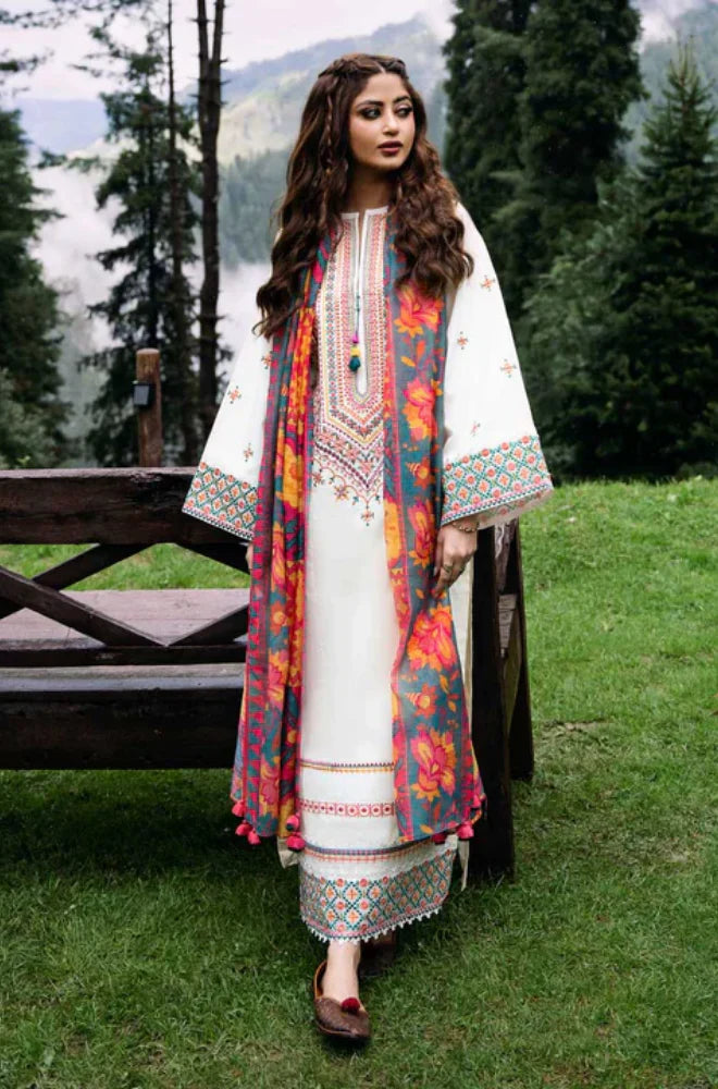 MP1016 - Sapphire 3PC Lawn Embroidered Suit