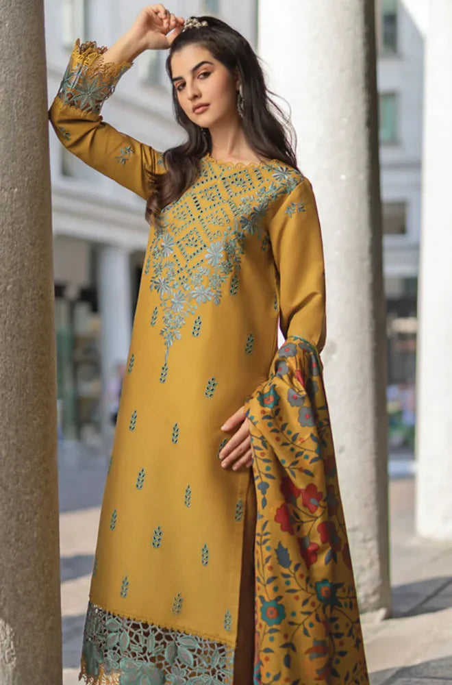 MP1027 - Rang Rasiya - 3PC Lawn Embroidered Suit