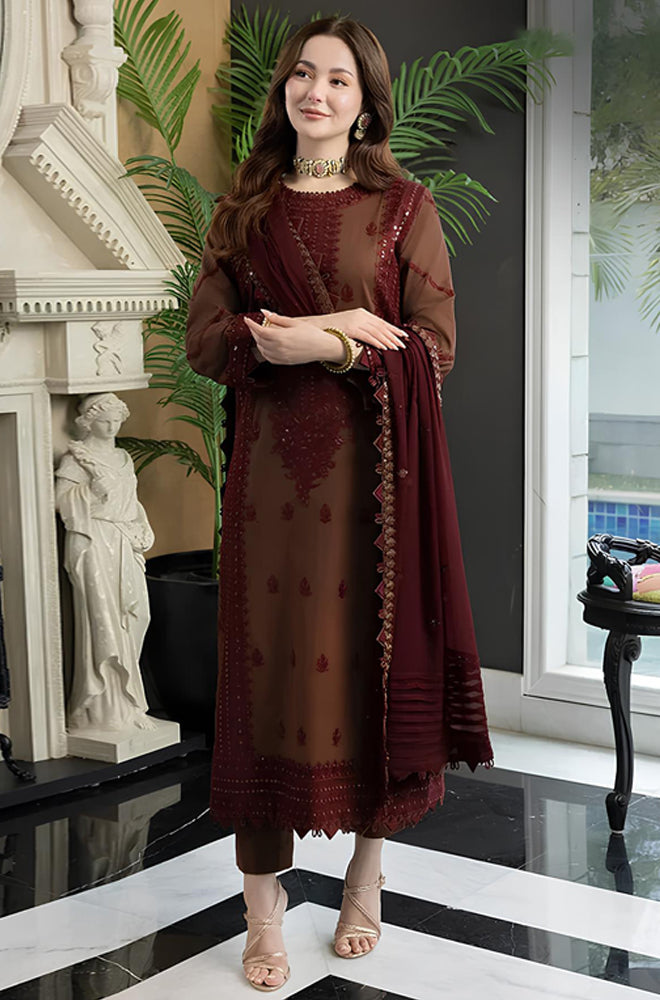 MP976 - ASIM JOFA SUMMER 3PC LAWN EMBROIDERED