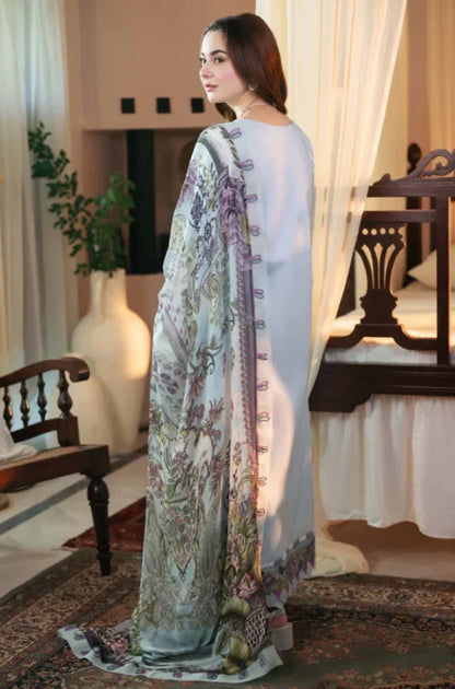 MP1040 - Qalamkar - 3PC Lawn ChickenKari Embroidered Suit