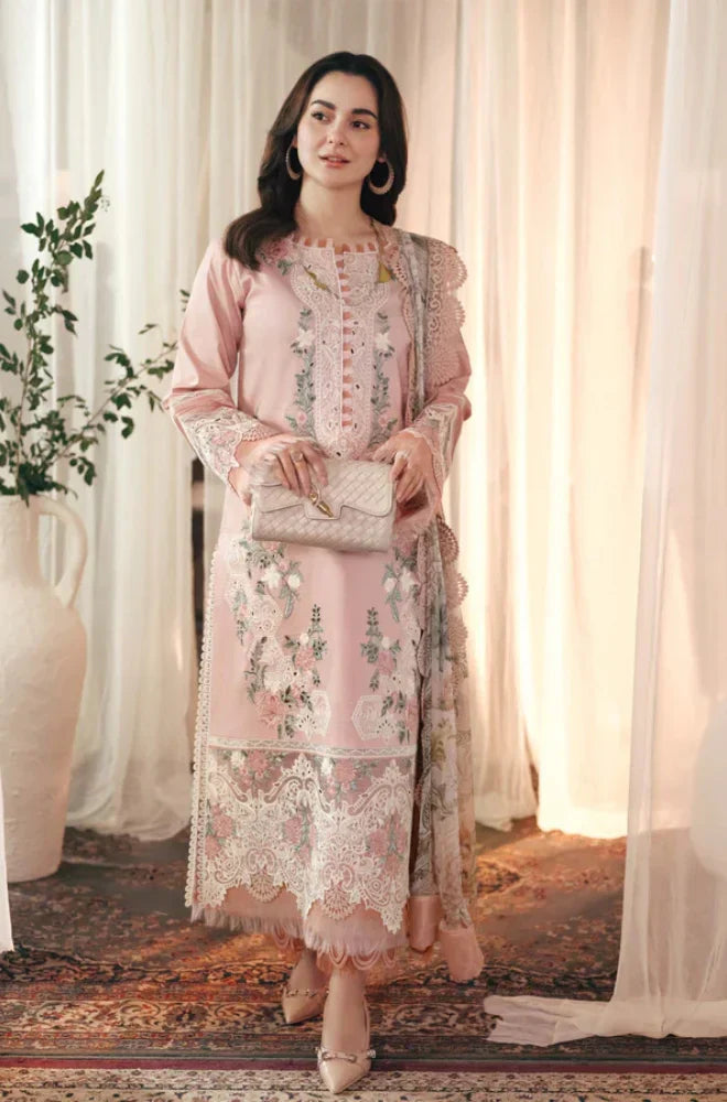 MP1053 - Qalamkar - 3PC Lawn ChickenKari Embroidered Suit
