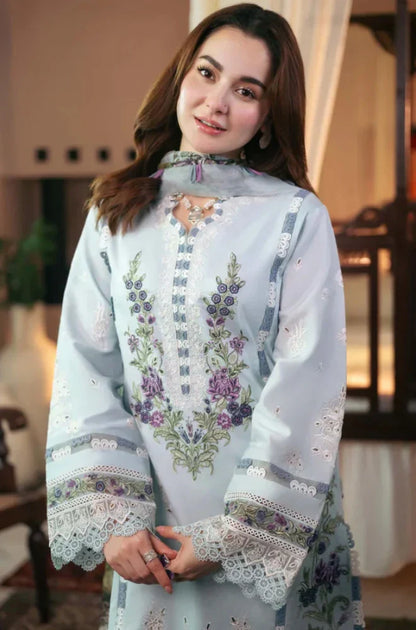 MP1040 - Qalamkar - 3PC Lawn ChickenKari Embroidered Suit