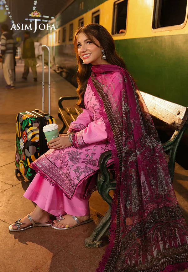 1146 - Asim Jofa - Summer 3PC Lawn Embroidered Suit
