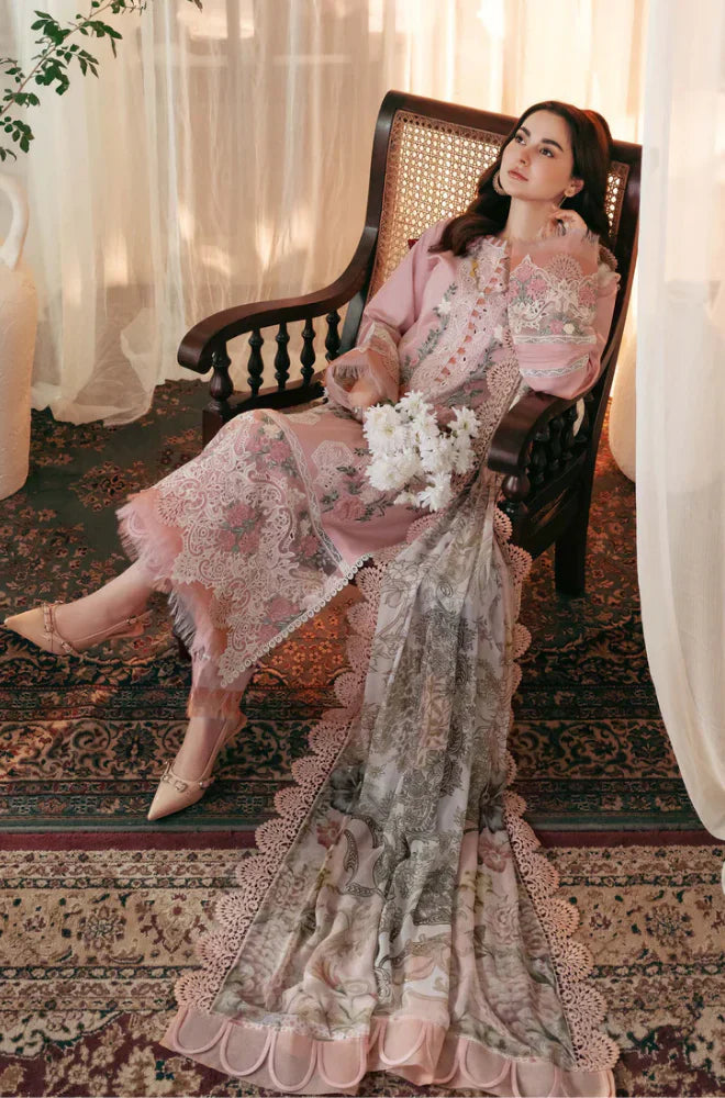 MP1053 - Qalamkar - 3PC Lawn ChickenKari Embroidered Suit