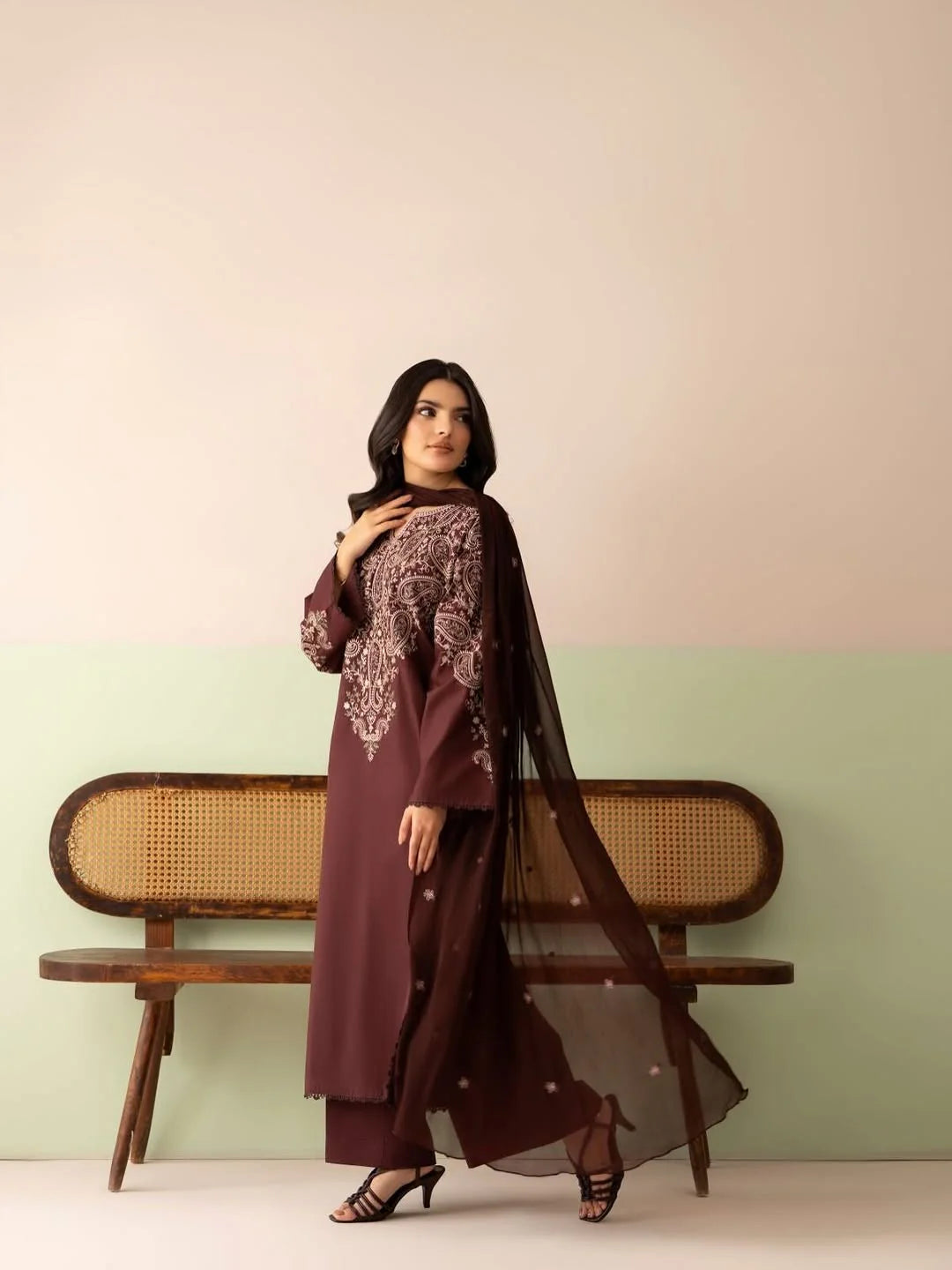 MP1209 - Jazmin - Summer-3PC Lawn Embroidered Suit
