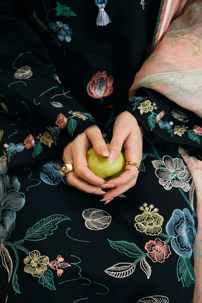 MP757-SUMMER - 3PC Lawn Heavy Embroidered Shirt With Printed Dupatta Fancy Monar